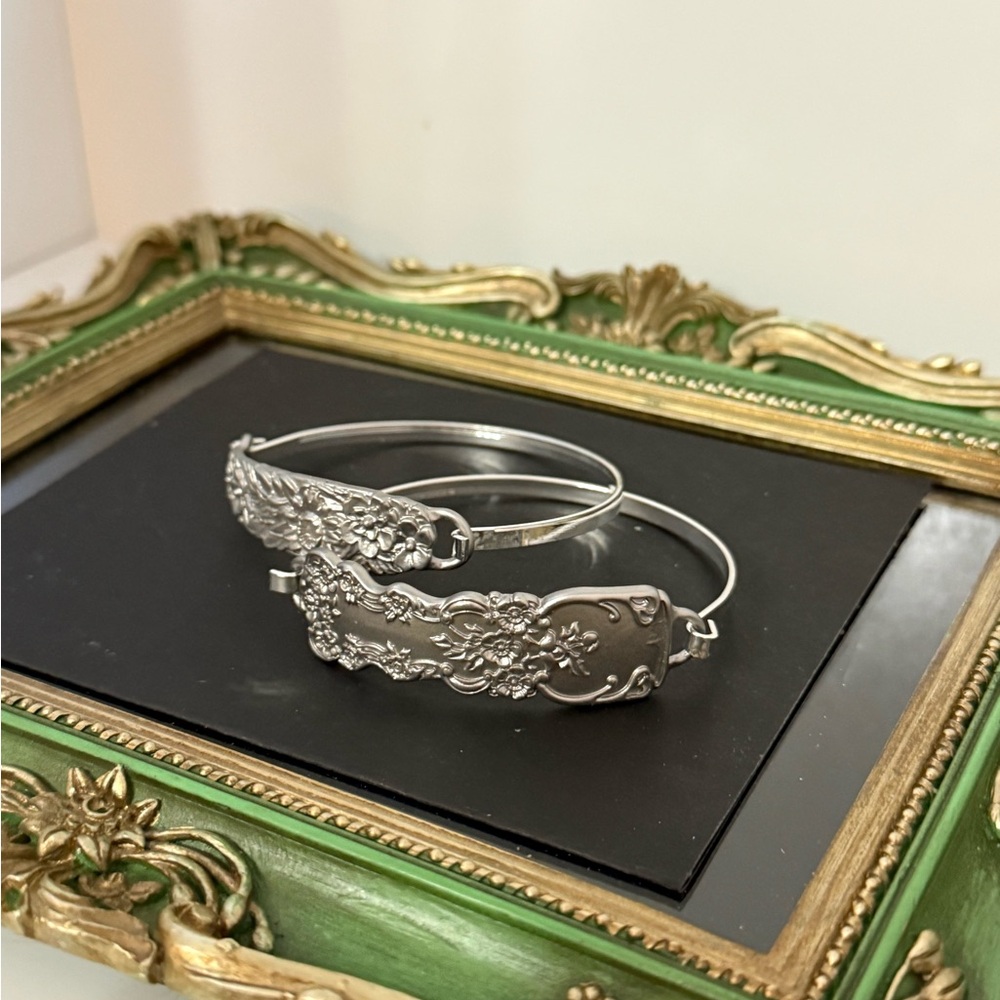 Silverware Inspired Bracelet Duo - image 3